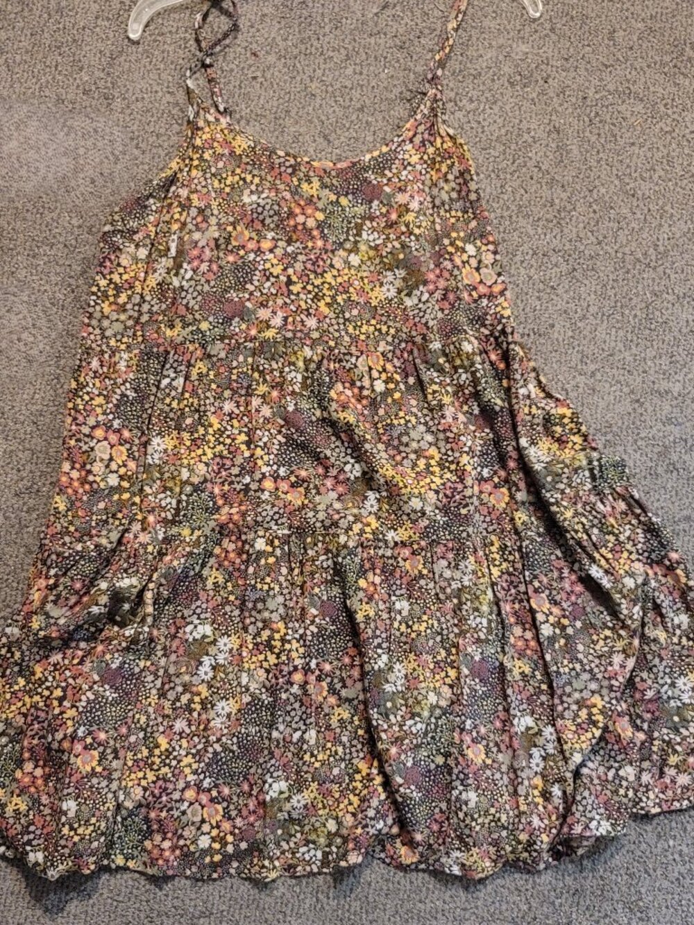 Retro Mossimo XXL (18) Tiered Cami Floral Spaghetti Strap Babydoll Dress